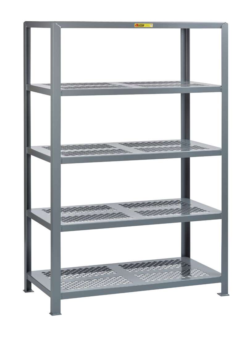 Little Giant Perforated Steel Shelving, 5 perforated shelves, All welded