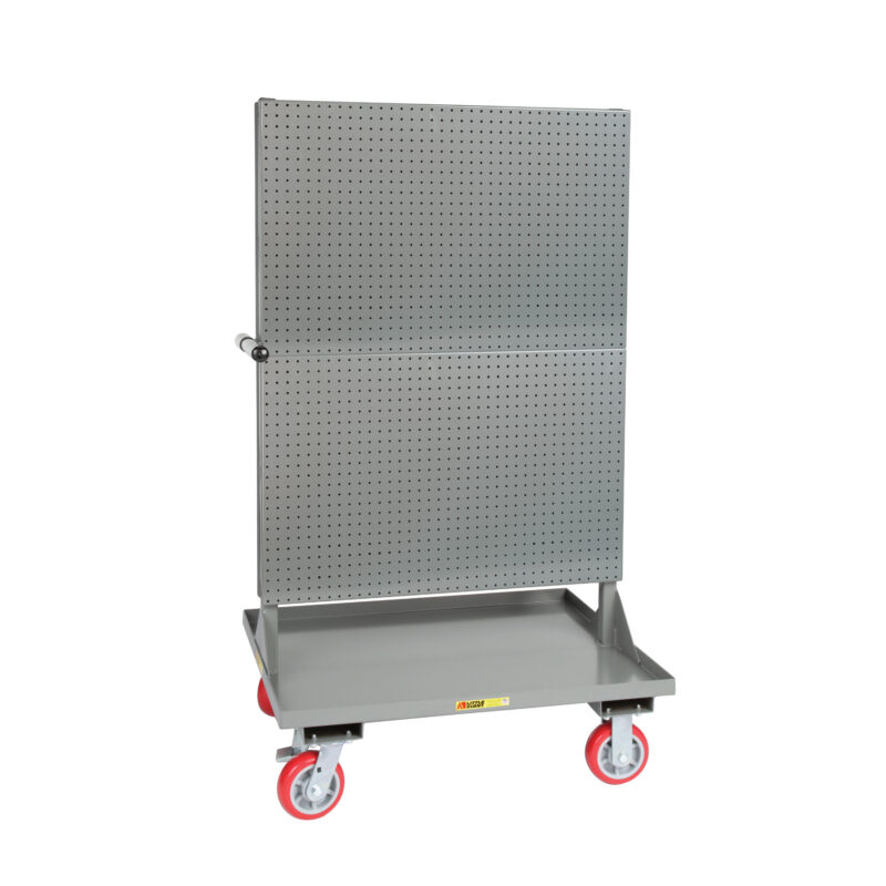 Little Giant double sided pegboard or louvered panel cart, 6" wheels
