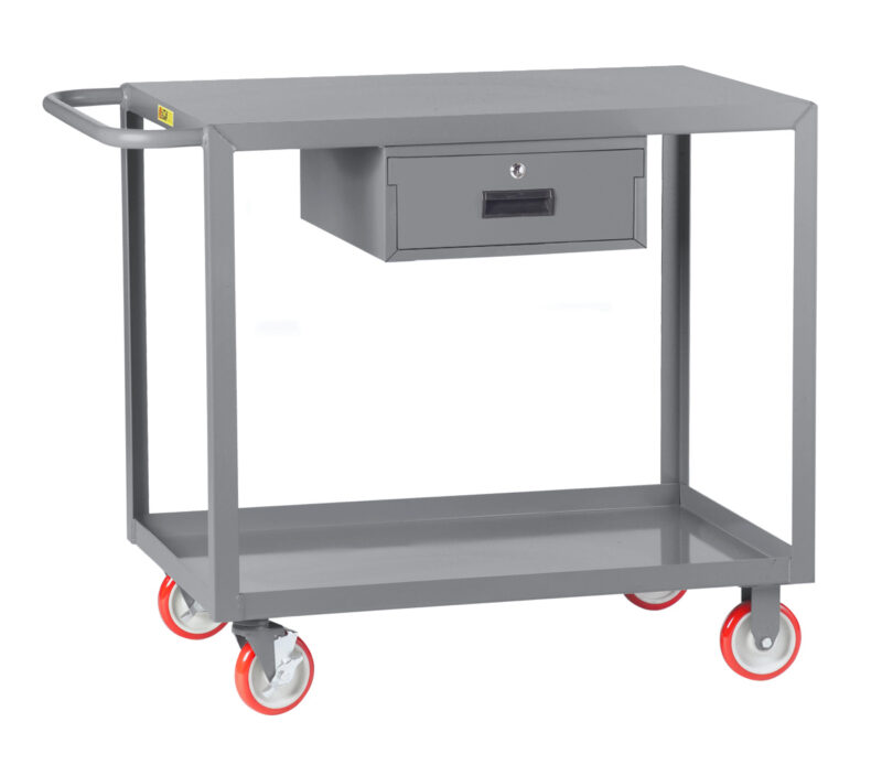Service Cart with Storage Drawer