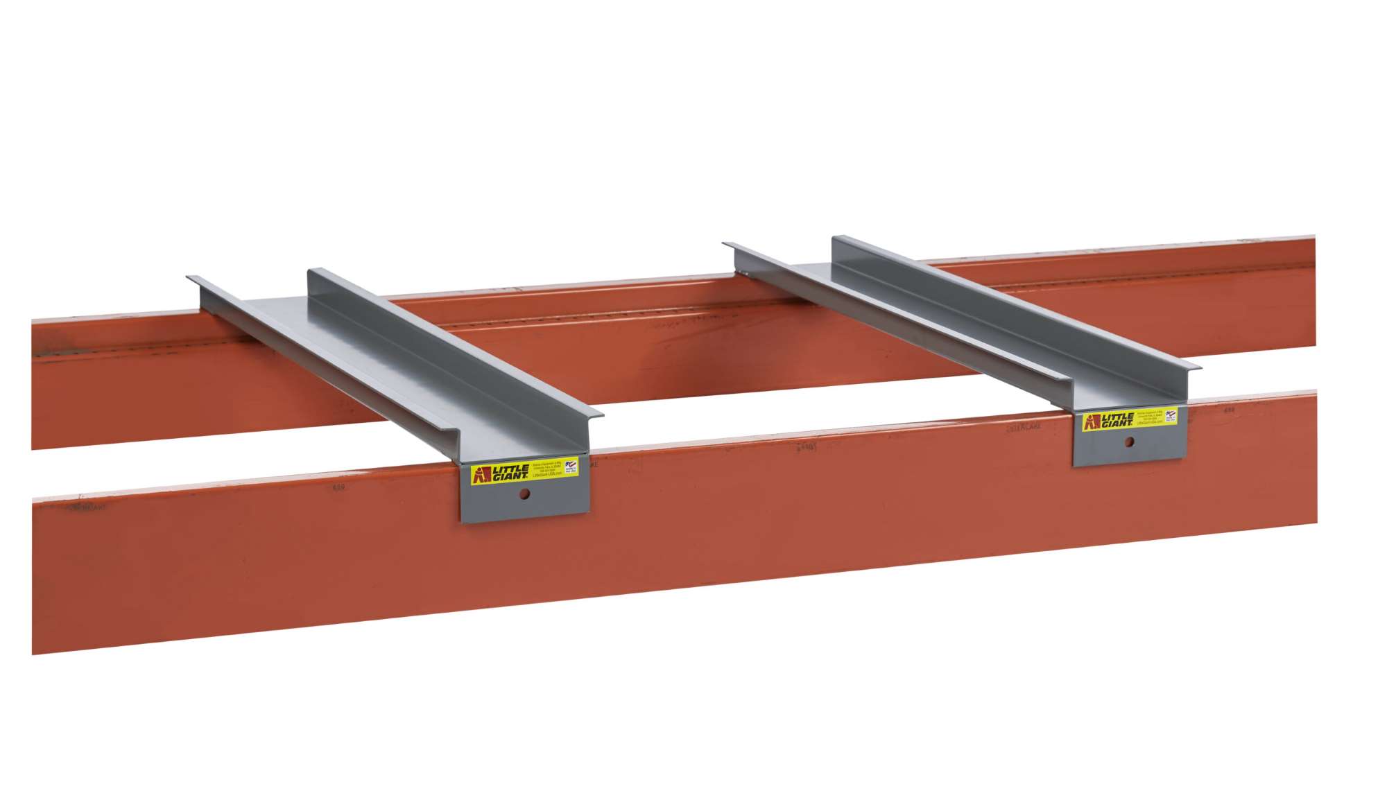 Little Giant rack deck clearance bars, 1500 lbs capacity, 12ga steel channels, 36", 42", 48" depth