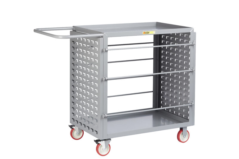 Little Giant wire reel cart with louvered panels, 1200 lbs capacity, Overall height 41-1/2"