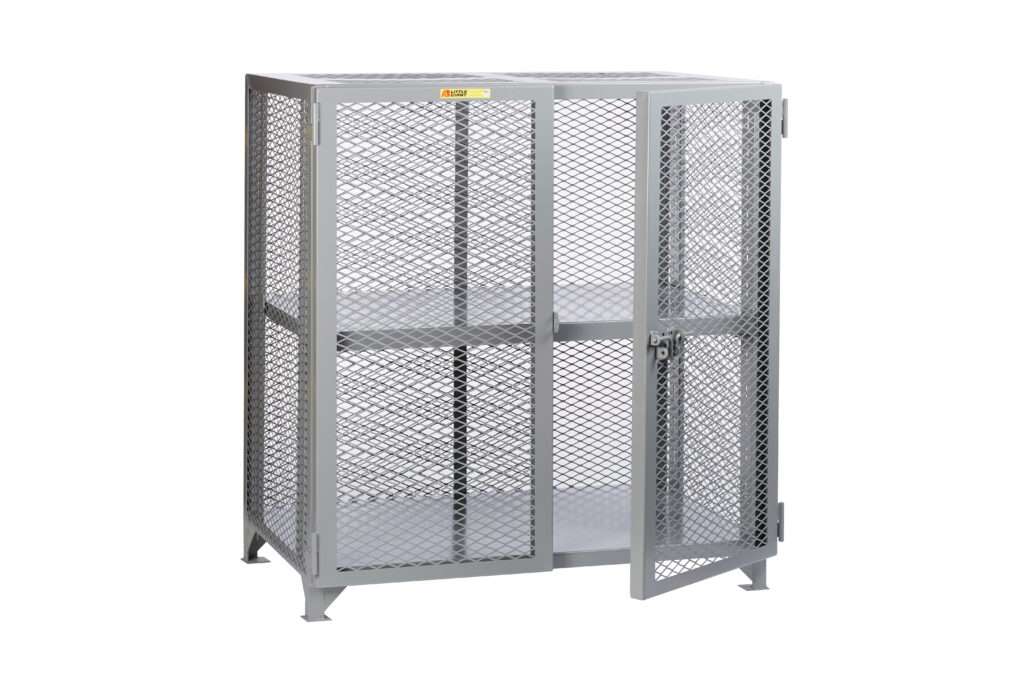 【新品・希少】SHELF LOCKER グレー 金庫 コンパクト Visible Contents Welded Storage Lockers - Little Giant