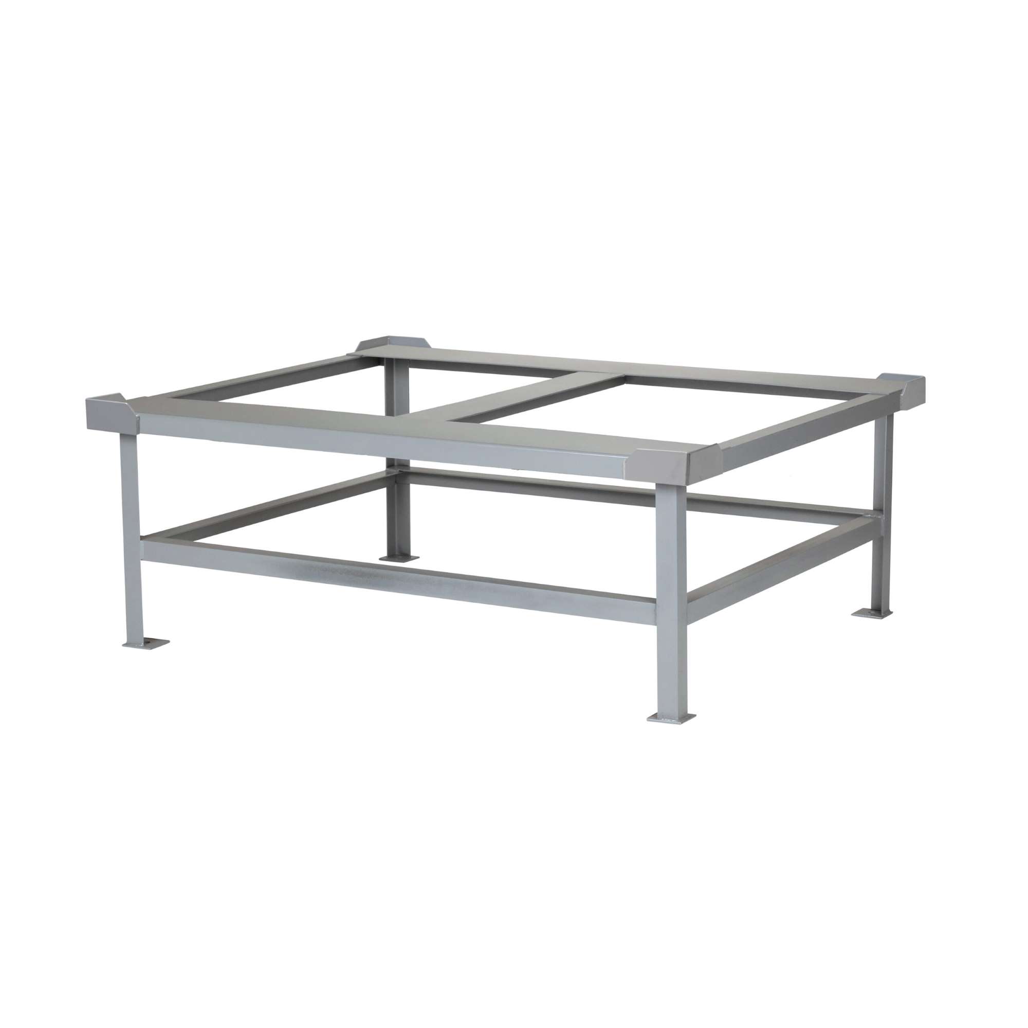Little Giant All Welded Steel Pallet Stand, 18" high, Ergonomic, Low Profile, with Load Retainers