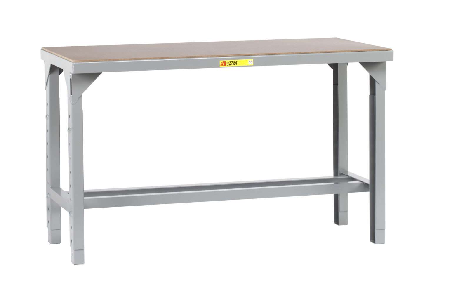 Welded Steel Workbench with Hardboard Top Little Giant