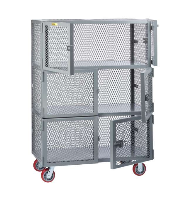 3 Compartment Mobile Storage Locker Little Giant