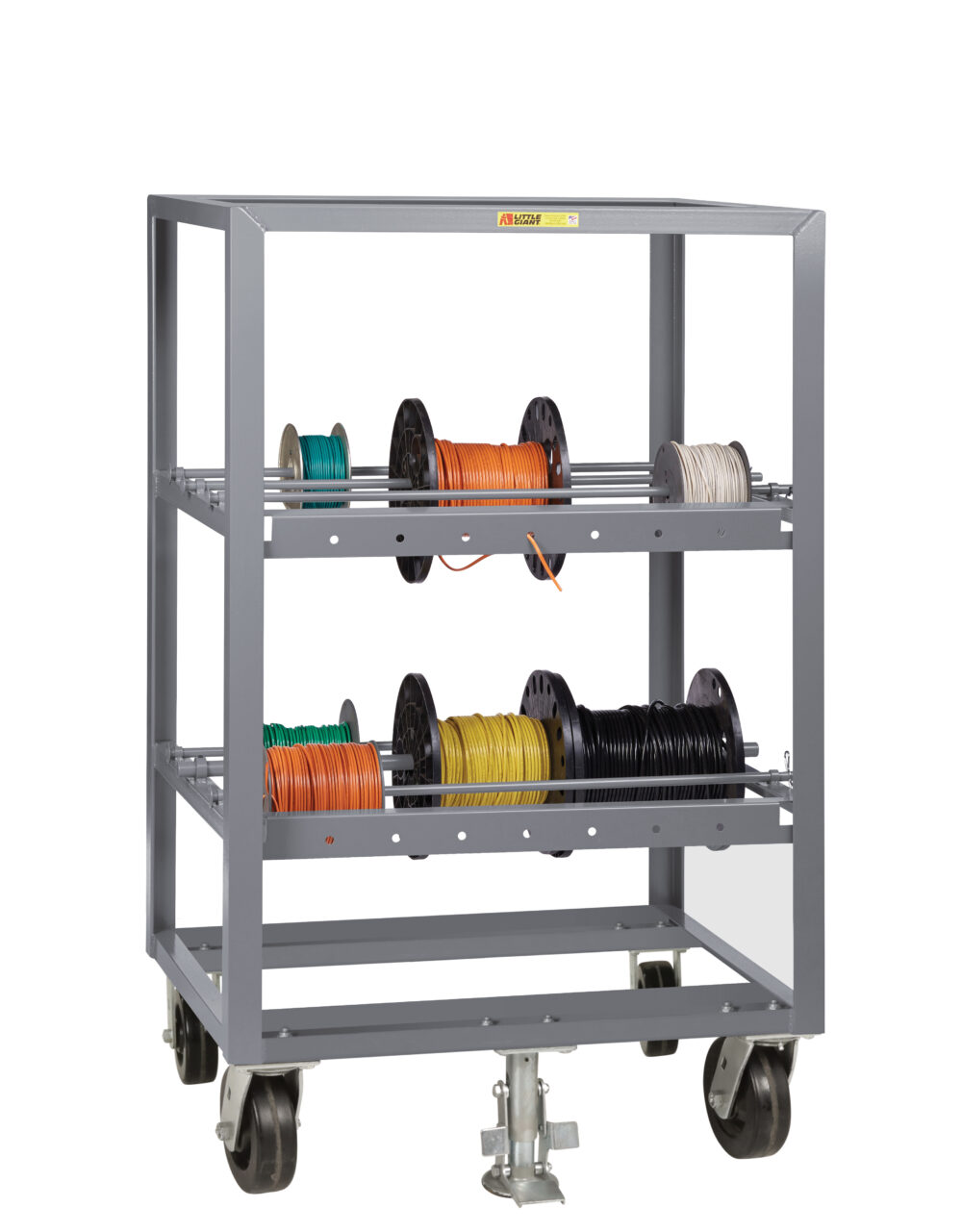 Mobile Wire Reel Storage Rack - Little Giant